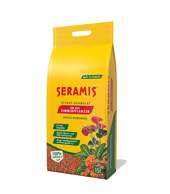 Seramis 15 Liter Pflanz-Granulat für Zimmerpflanzenersetzt Blumenerde 