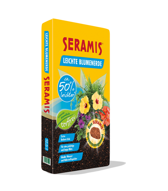 SERAMIS® Torffreie, leichte Blumenerde