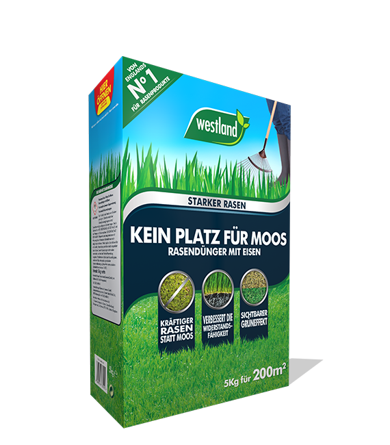 Westland Kein Platz für Moos - Rasendünger mit Eisen