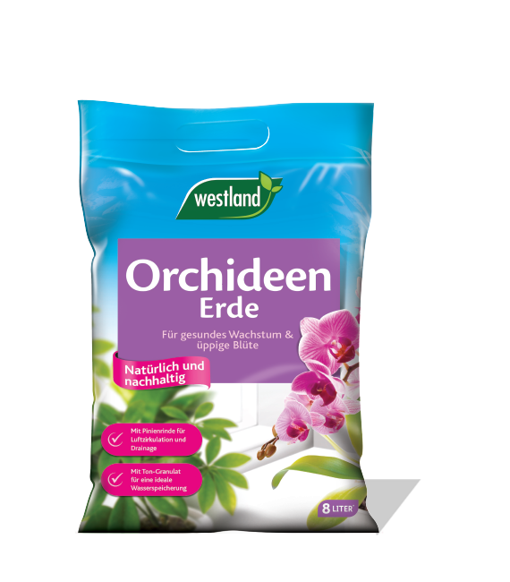 Westland 3 x 8 l Orchideen Erde »Die Nummer 1 in England für den Garten« 