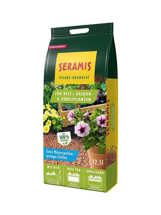 Blühpflanzen Seramis 15L Ton-Granulat Pflanzenerde Ersatz für Topfpflanzen 